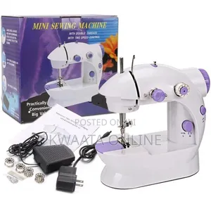 Photo - Portable Mini Sewing Machines 2-Speed Double Thread Handheld