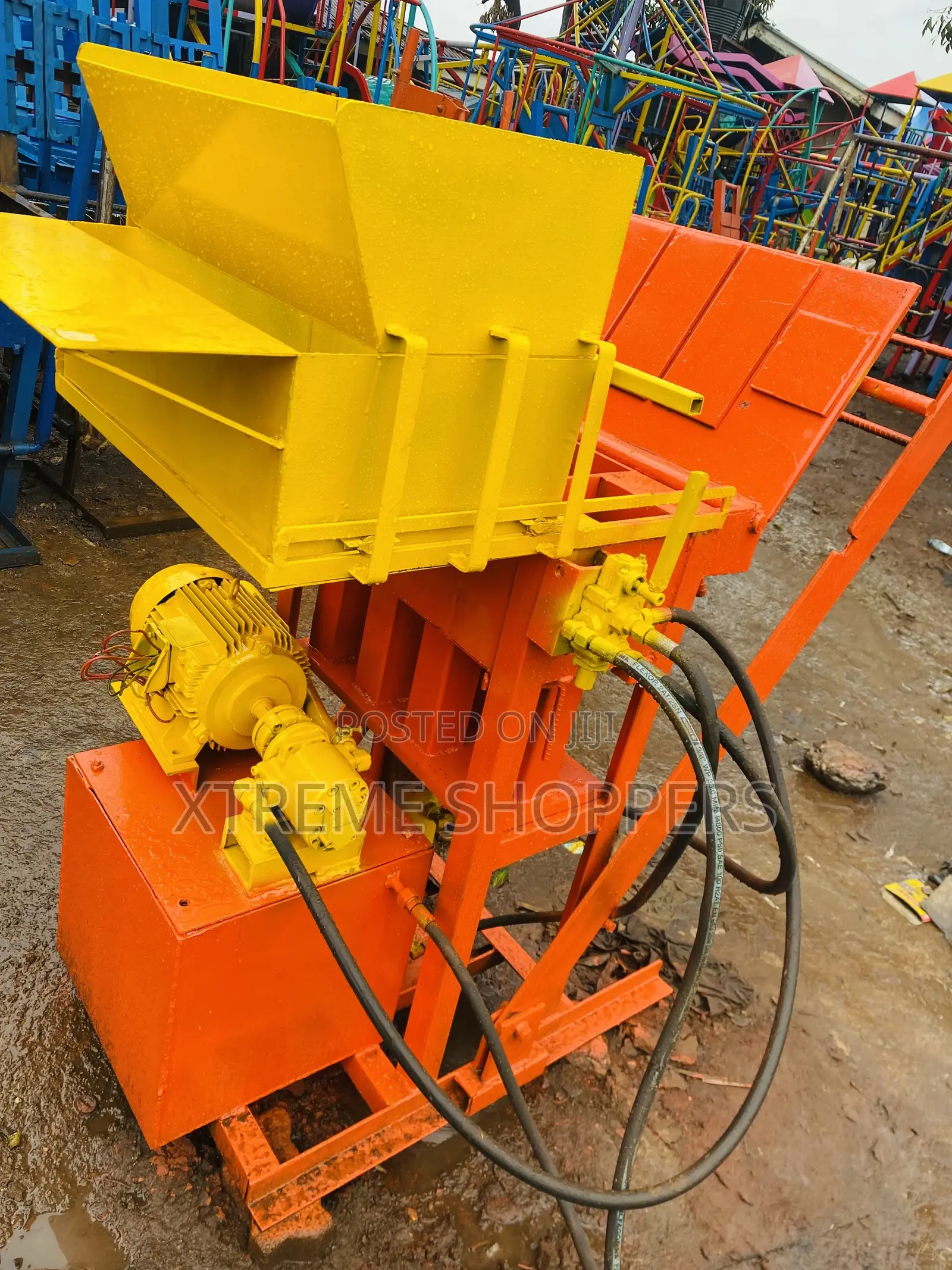 Hydrolic Interlocking Block Machine