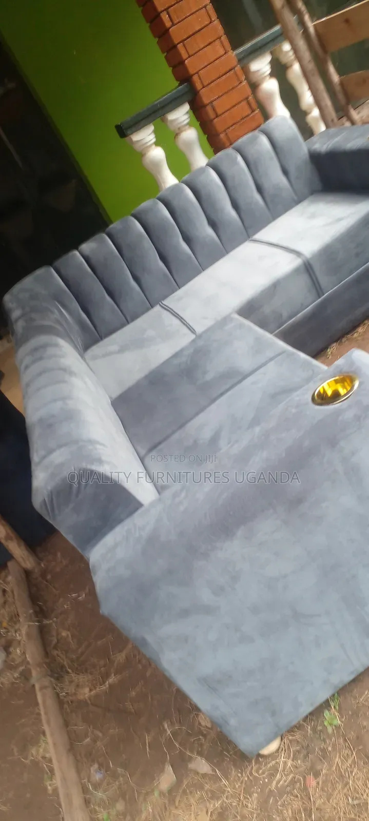 Min L Gray Sofa Bed With Cupholder