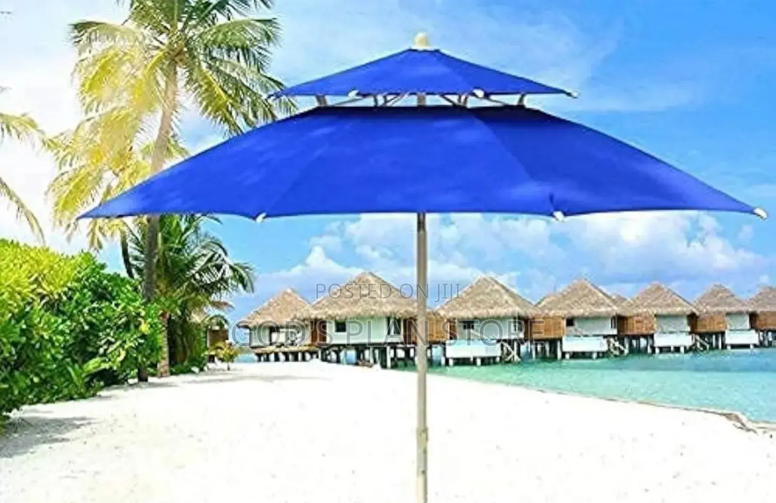 Hotel/Bar and Beach Umbrellas