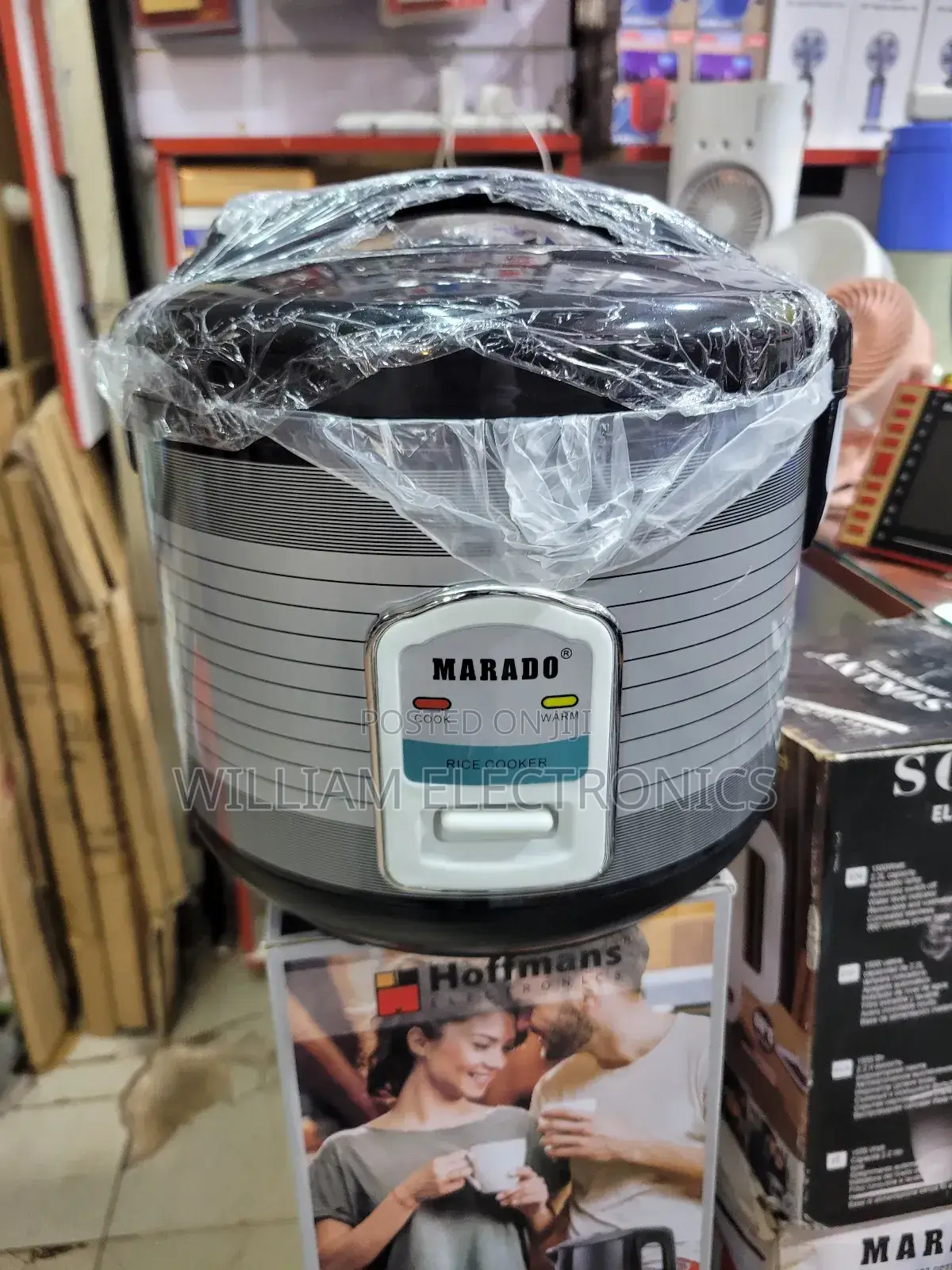 3 Litres Marado Rice Cooker - Black