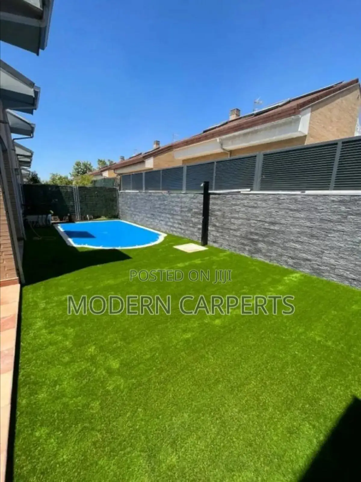 Swimming Pool Artificial Turf Avoid Accidents