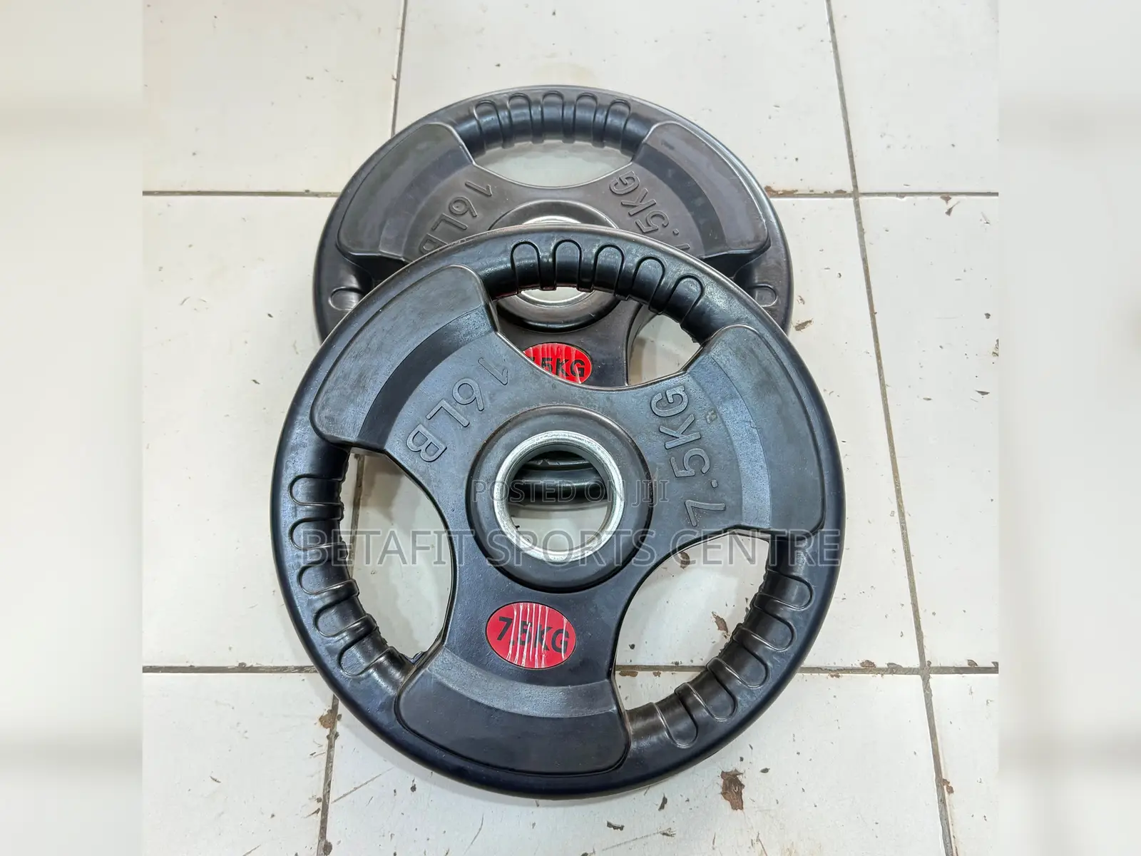 Rubber Plates 7.5 Kg Big Hole
