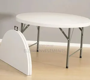 Round, Portable Picnic Table Camping Table