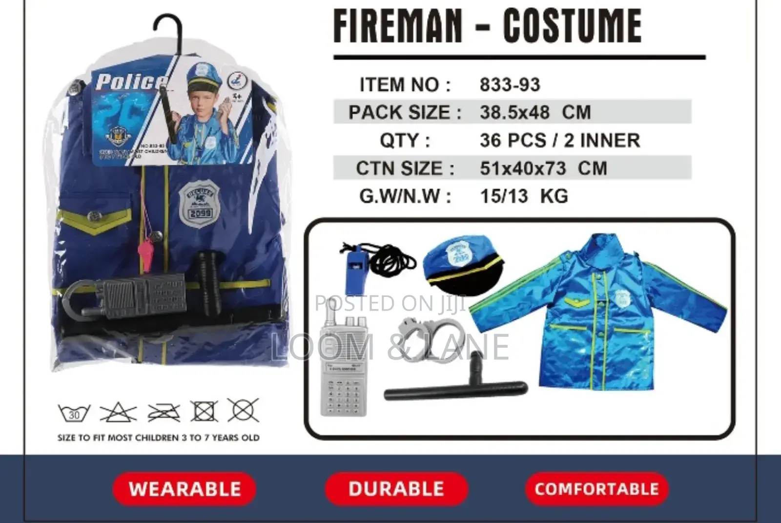Kids Police Patrol Costume