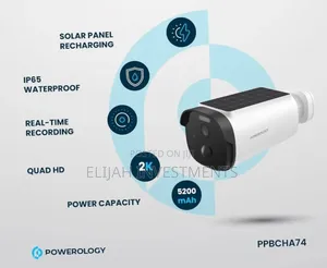 Powerology Built-in Solar Outdoor Camera