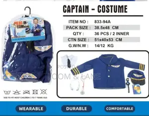 Pilot in Command Kids Play Costume