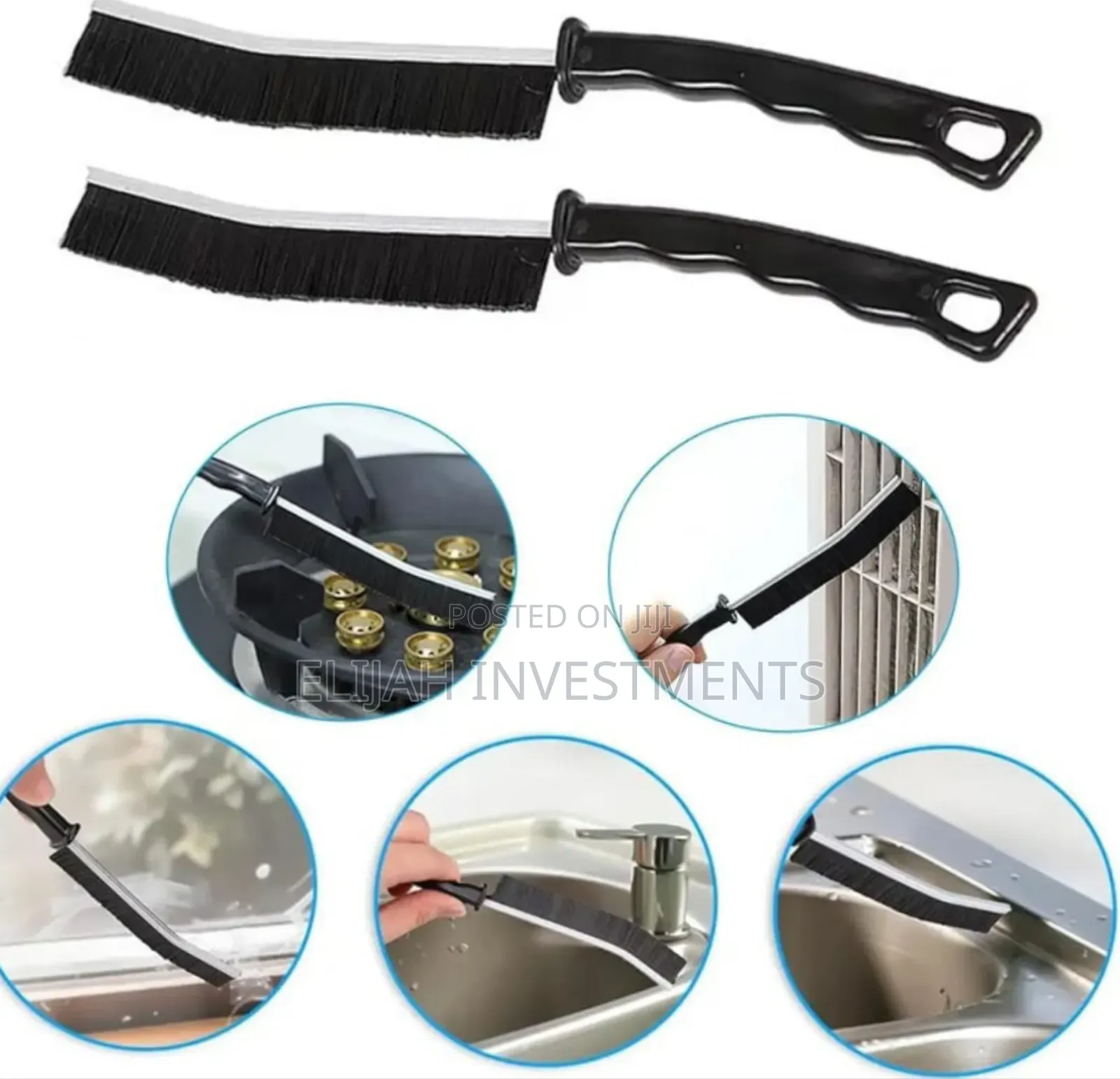3pcs Small Corner Crevice Cleaning Brush Set