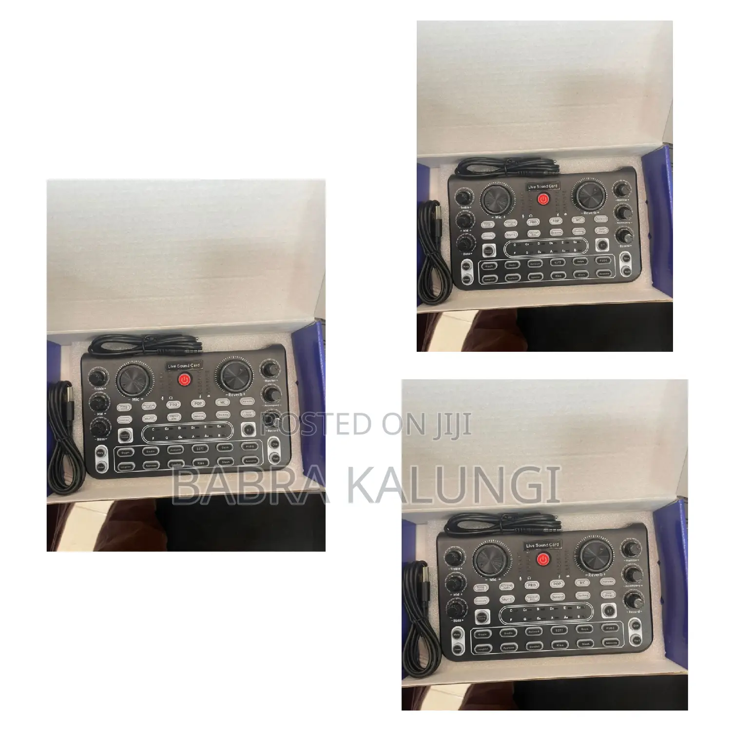Zunate Mixer Audio External Sound Card Live Bluetooth 16