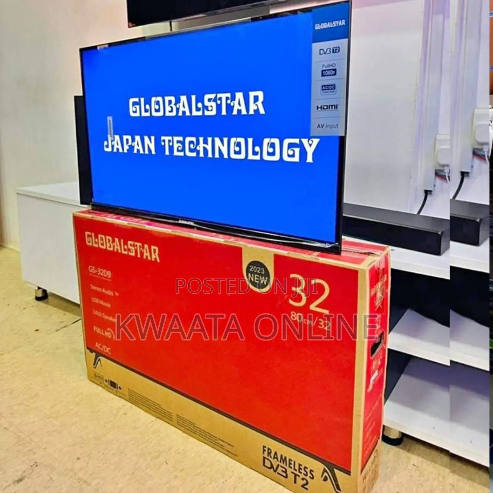 Globalstar Frameless Digital, Smart Tv-Inbuilt Free to Air