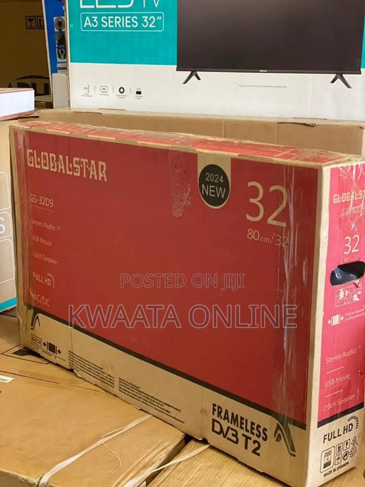 Globalstar Frameless Digital, Smart Tv-Inbuilt Free to Air