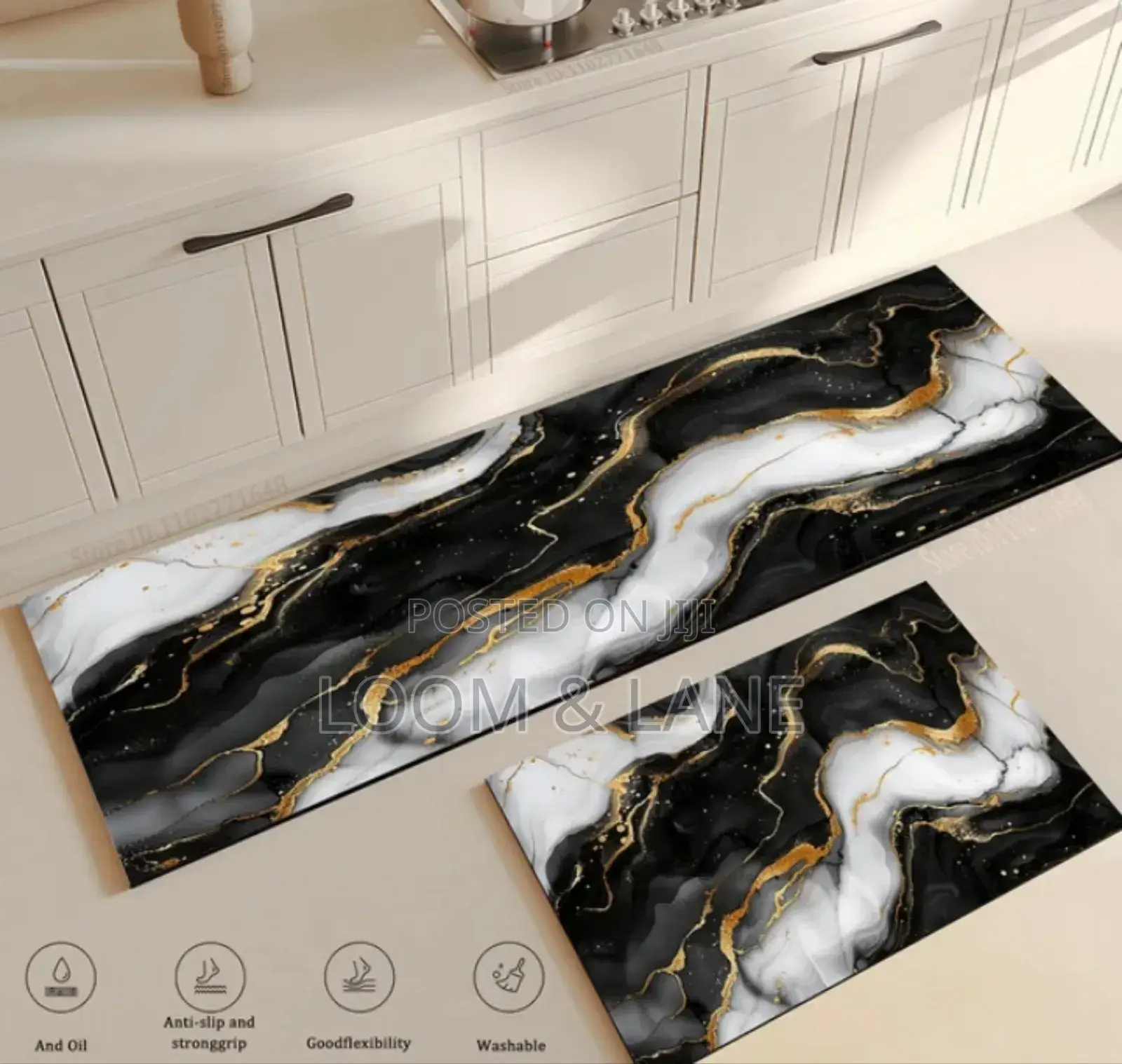 Non Slip Cushion Kitchen or Bathroom Mats