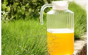 1.5litre Lined Glass Juice / Water Jug Colorless