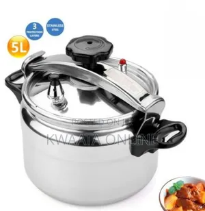 Photo - 12-quart Stainless Steel Aluminum Pressure Cooker-5l