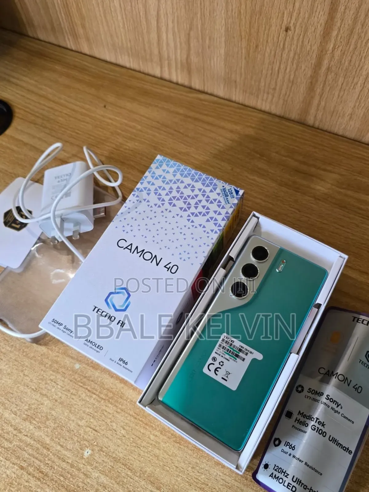 New Tecno Camon 40 256 GB Green