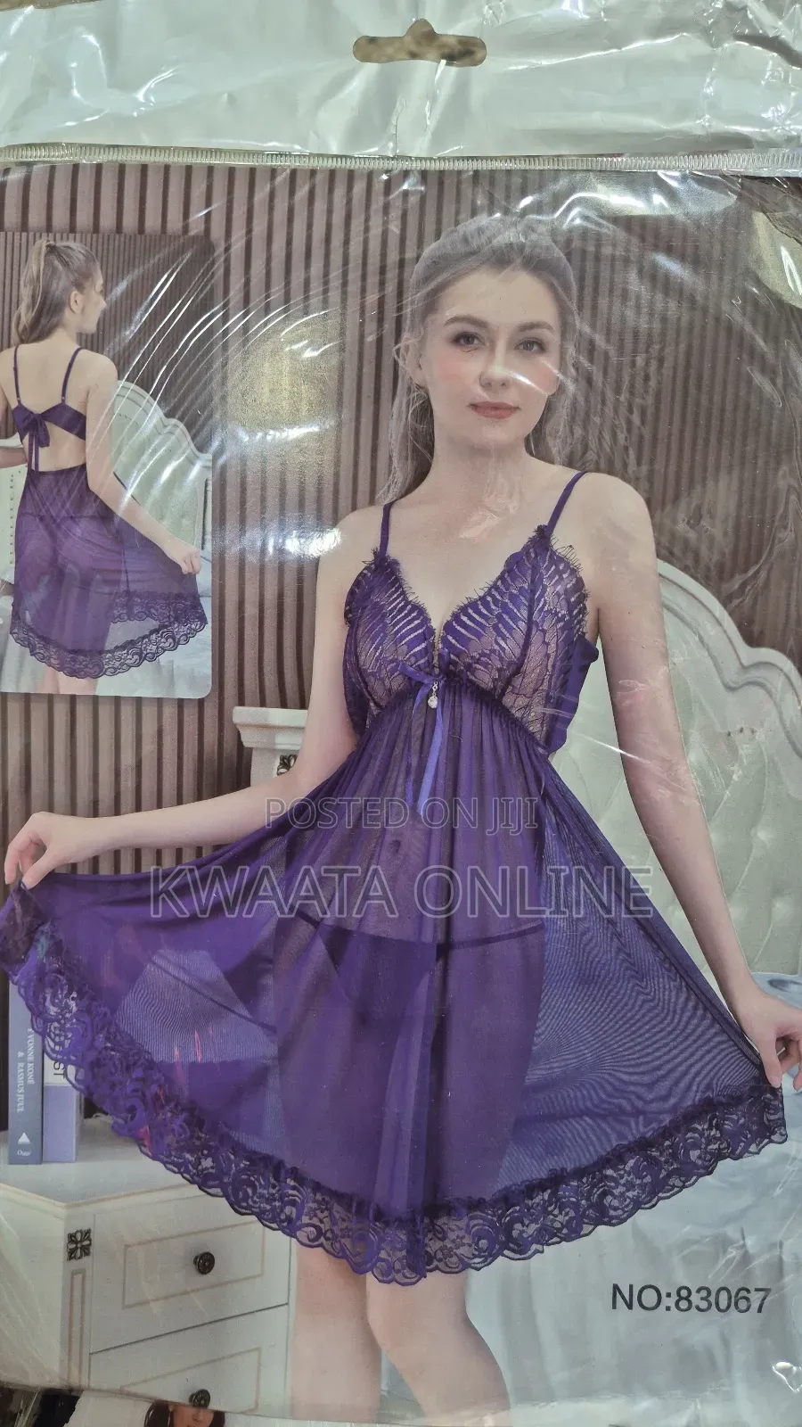 Sexy Women Lingerie Temptation Sleepwear Nightdress +Panties