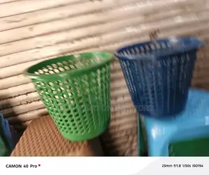 Plastic Dust Bins Open