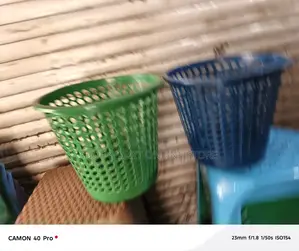 Plastic Dust Bins Open