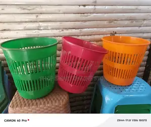 Open Plastic Dust Bins