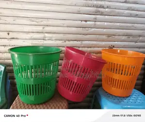 Open Plastic Dust Bins