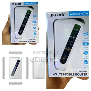 D‐Link Mifi 4g Lte Mobile 12hr Battery Mifi-White