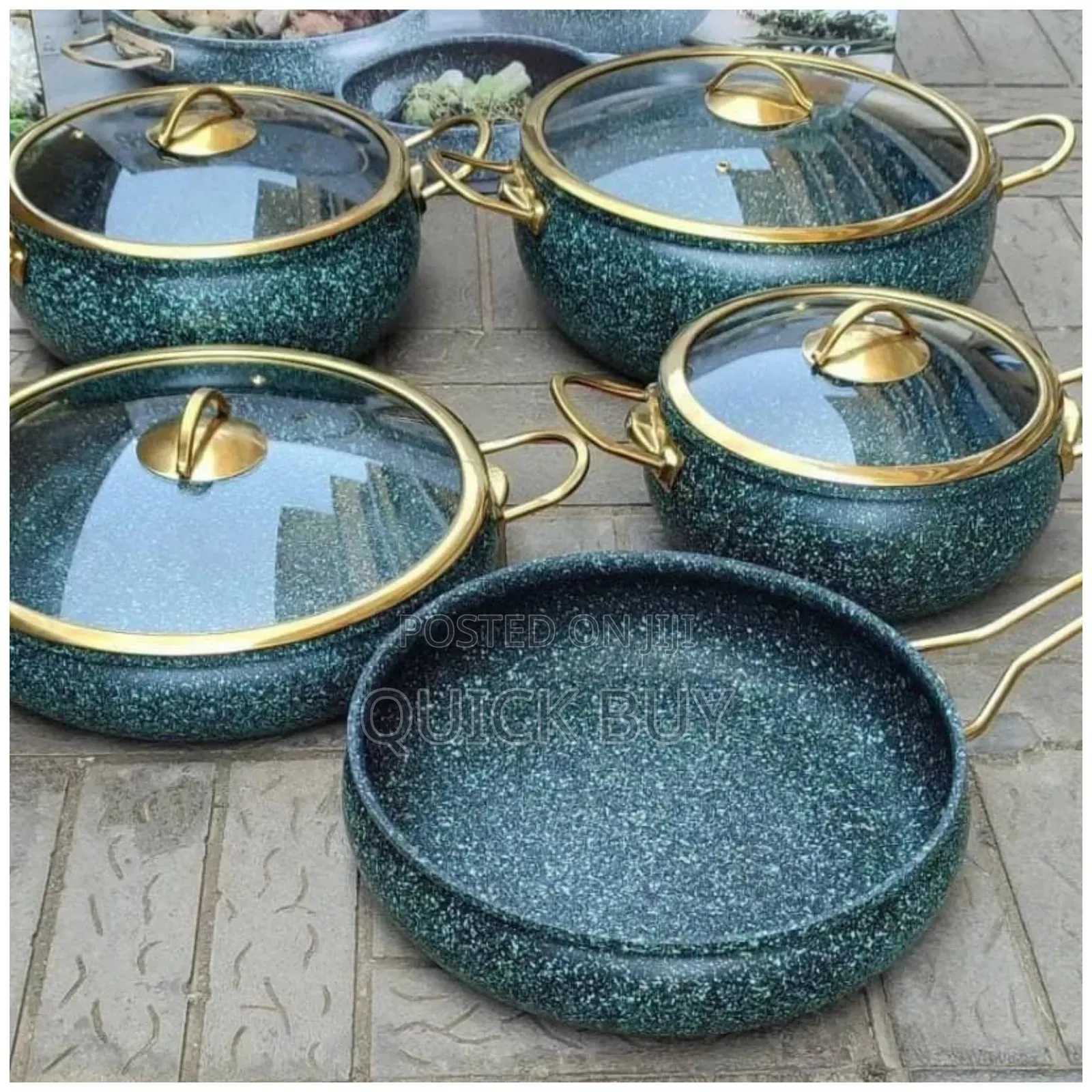 New Granite Casserole Set (Cookware)