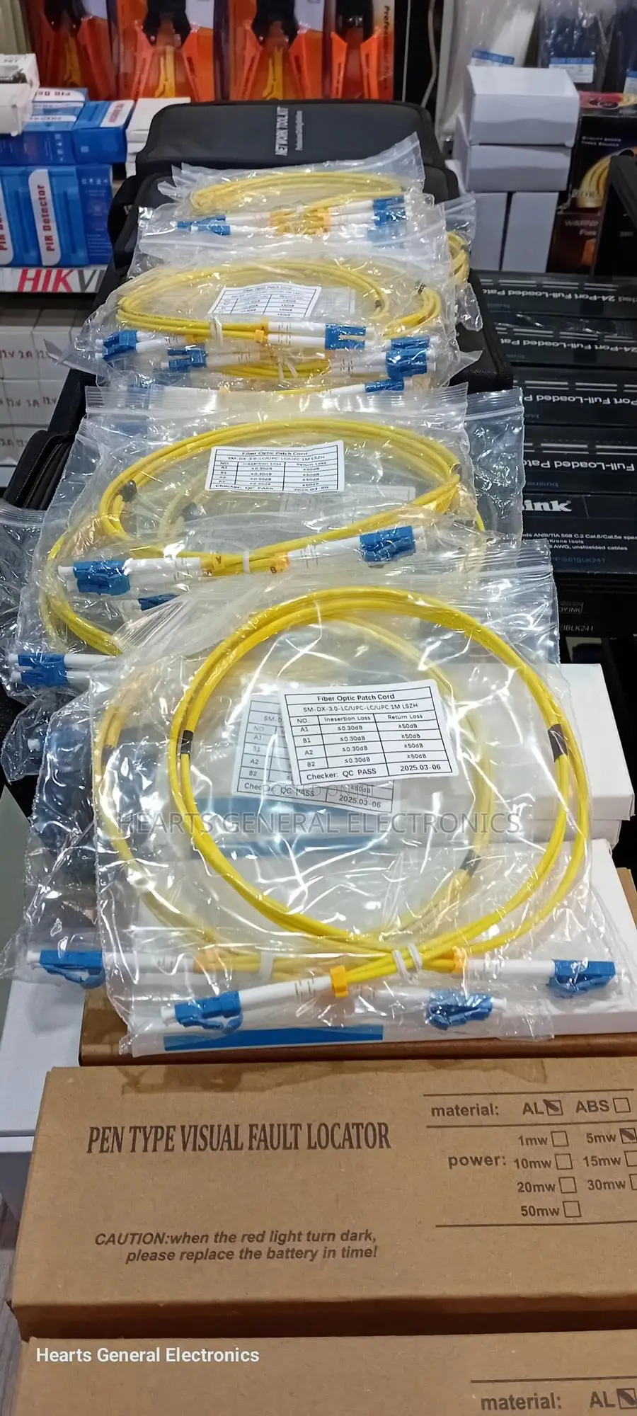Lc to Lc Duplex Fiber Patch Cord 1m