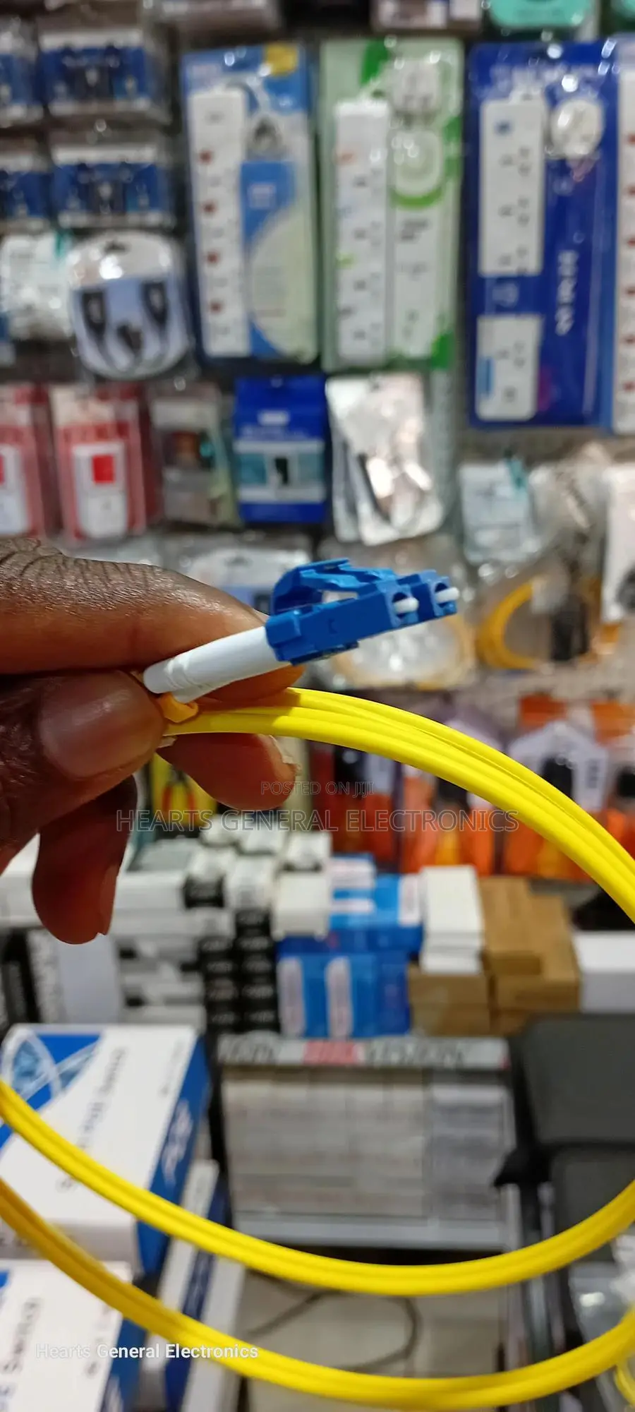 Lc to Lc Duplex Fiber Patch Cord 1m