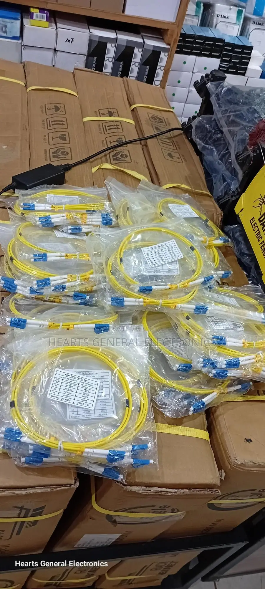 Lc to Lc Duplex Fiber Patch Cord 1m