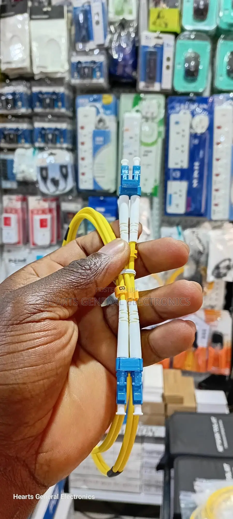Lc to Lc Duplex Fiber Patch Cord 1m