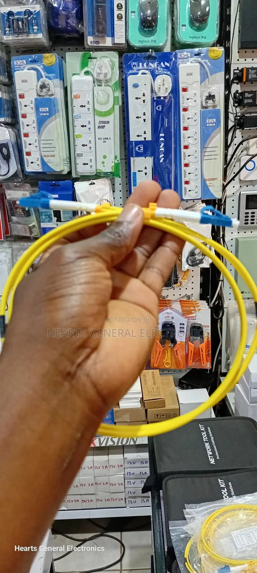 Lc to Lc Duplex Fiber Patch Cord 1m