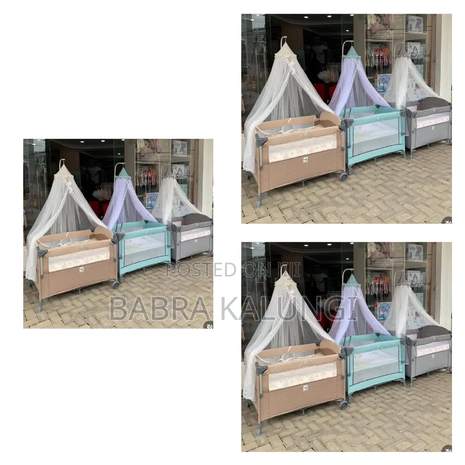 Baby Travel Cot Bed With Mosquito Net