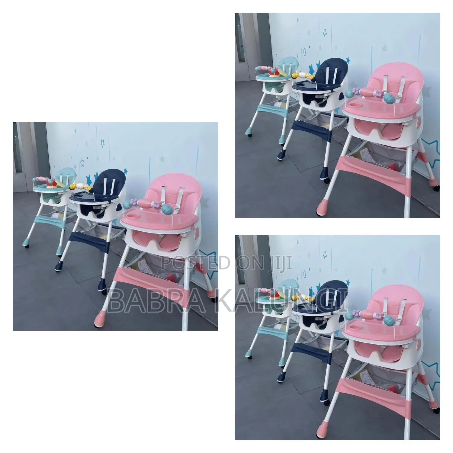 Adjustable Foldable Feeding Chair for Babies