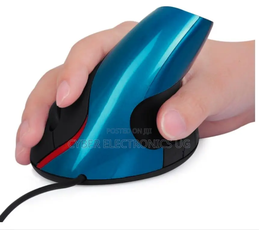 Vertical Wired Optical Mouse Right-Handed Wired Mouse