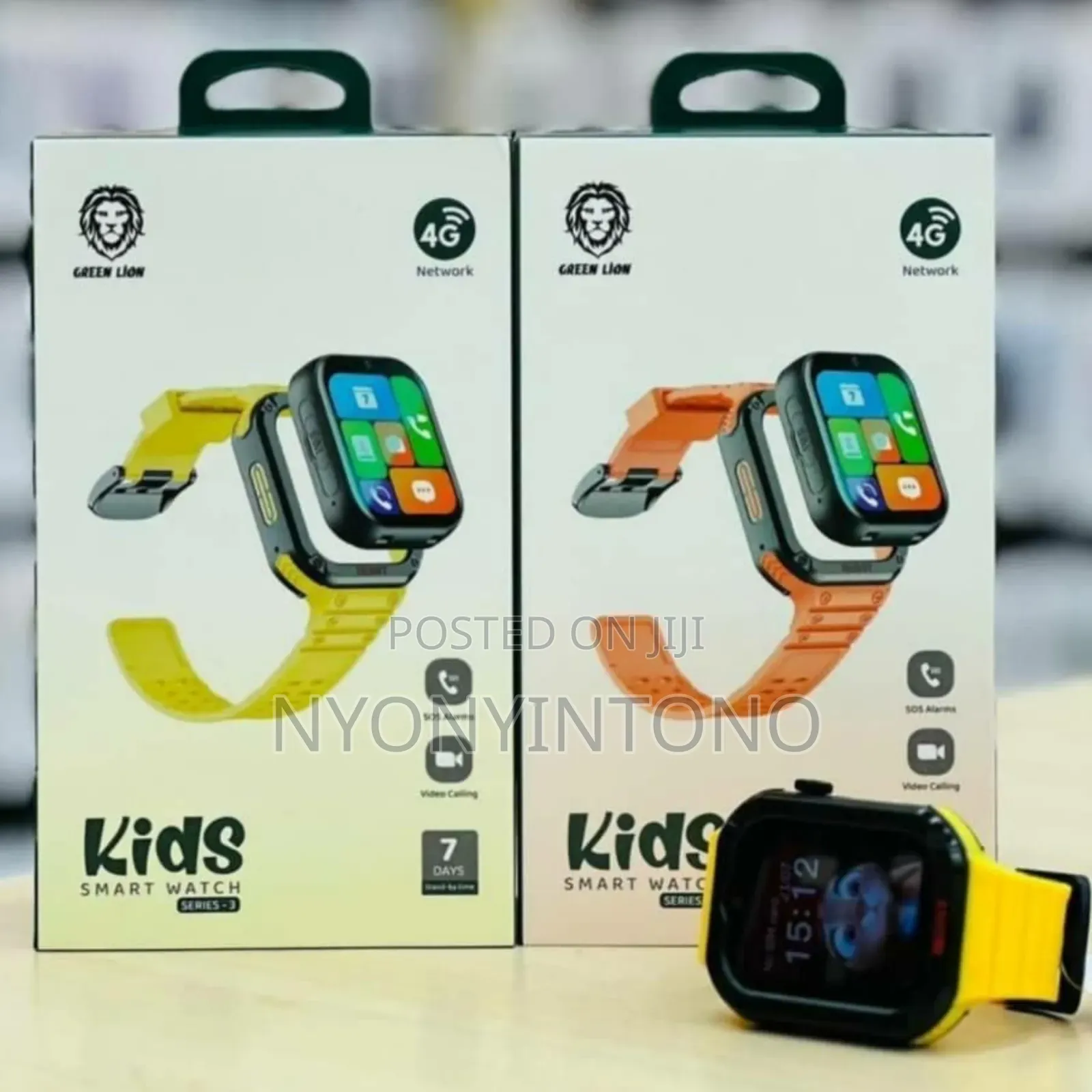 Green Lion Kids Smartwatch,Video Call,Fence, GPS Class Mode