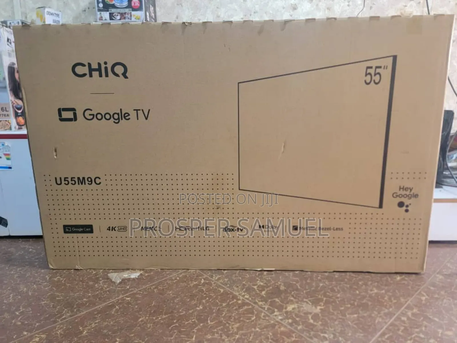 Brand New Chiq 55 Inches Digital Smart Google Tv