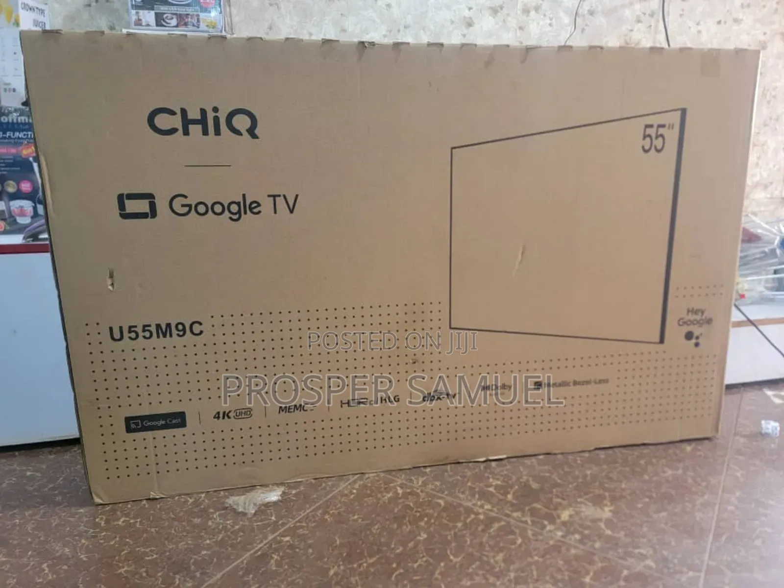 Brand New Chiq 55 Inches Digital Smart Google Tv