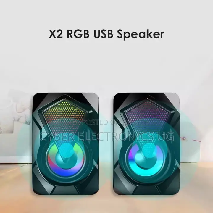 Multimedia Speaker With Aux Usb Powered And Volume Control