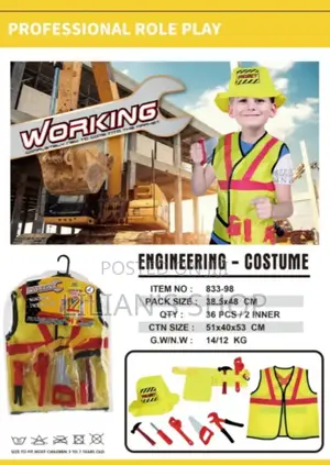 Kids Engineering Costume