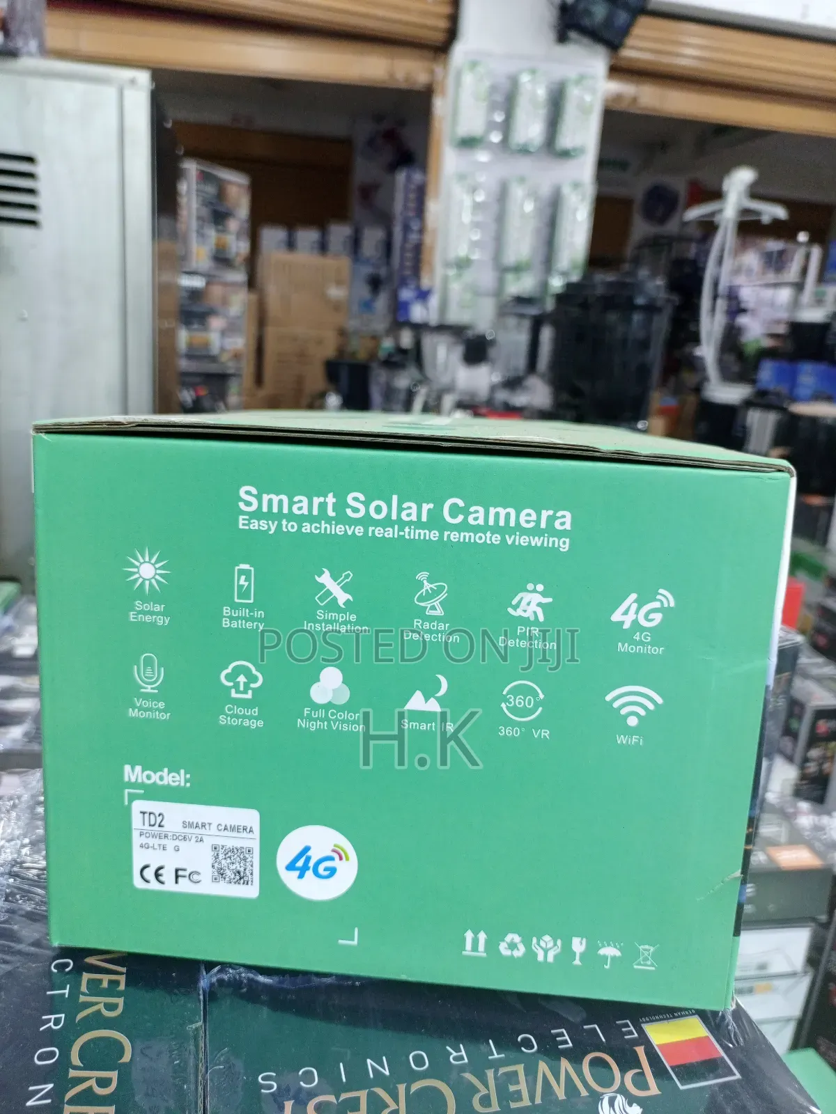 Solar Two Screens Camera Outdoor Solar