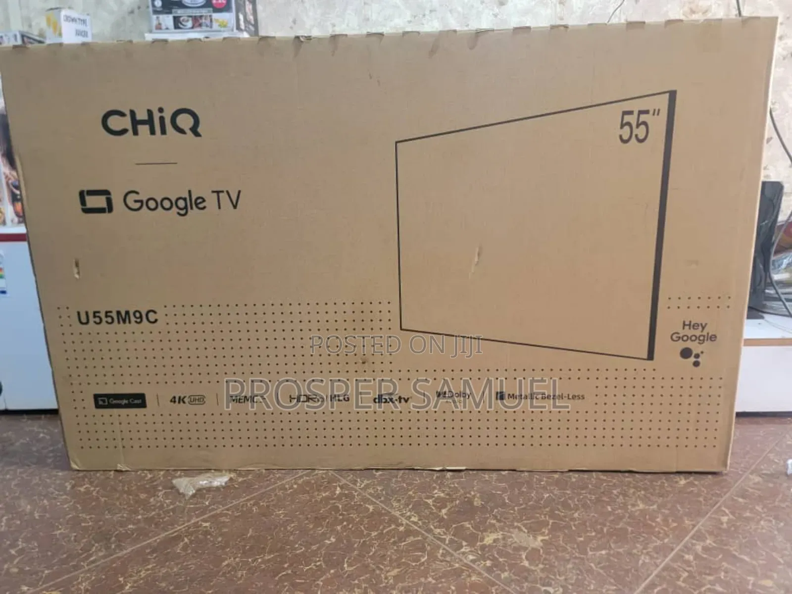 55 Inches Chiq Google Tv Smart With Inbuilt Free to Air Deco
