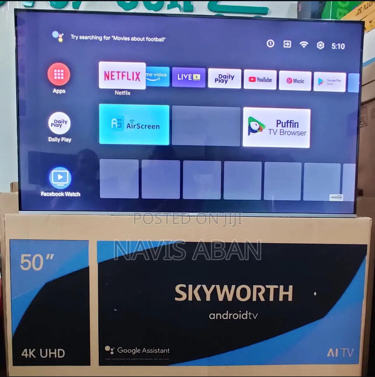 Skyworth 50 Inches Smart Tv 4k Uhd