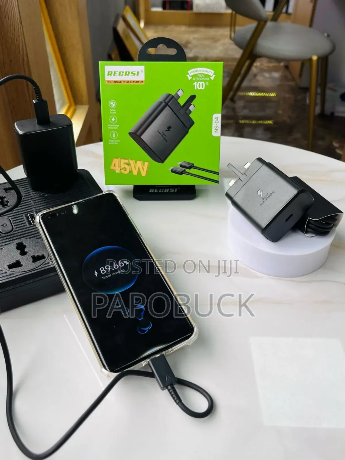 Recrsi 45w Fast Charger (Model Ns-04).