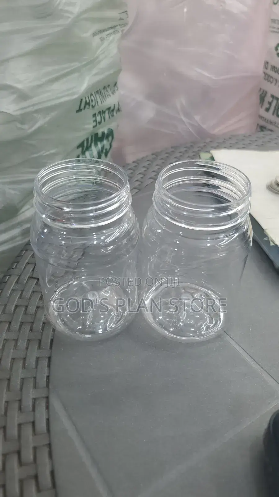 500grams Plastic Tins 1pc 1800
