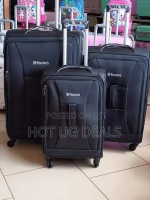 Small, Medium, Large Size Dfavor Suitcase - Black