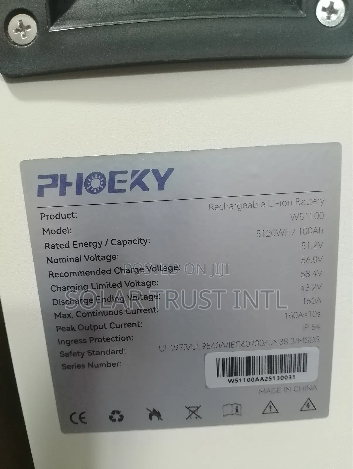 Phoekey Life Po4 Battery