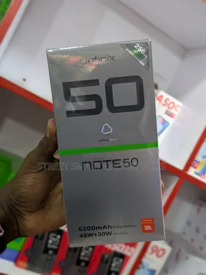 New Infinix Note 50 4G 256 GB Gray