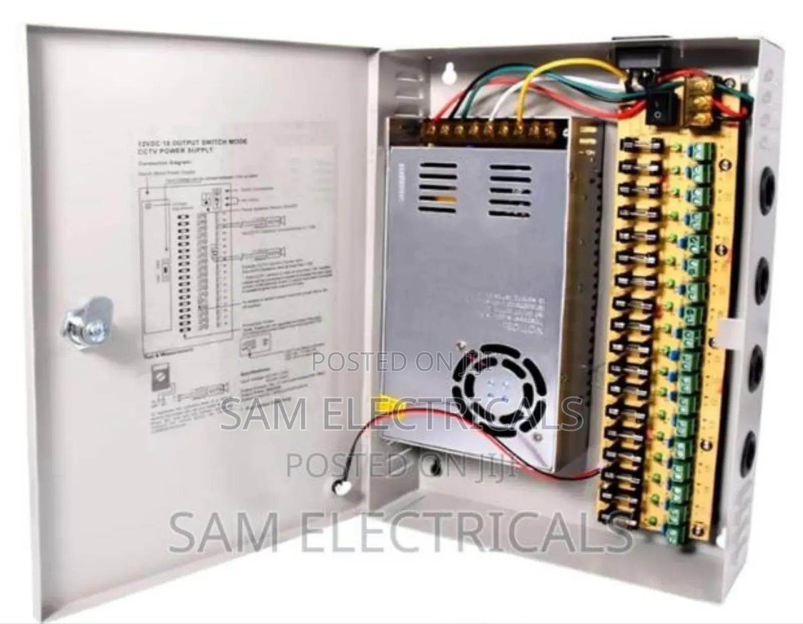 20a CCTV Fused Power Supply