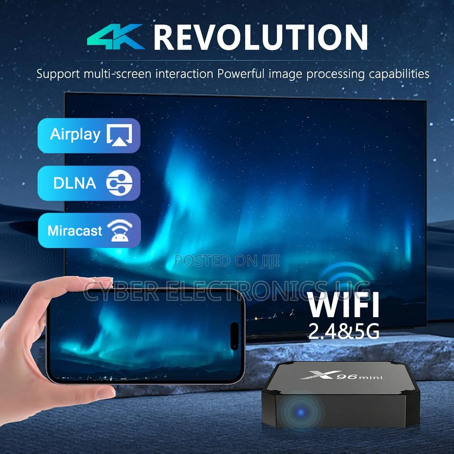 X96 Mini Smart Tv Box Android Wifi 1g8g/2g16g Wifi Hd