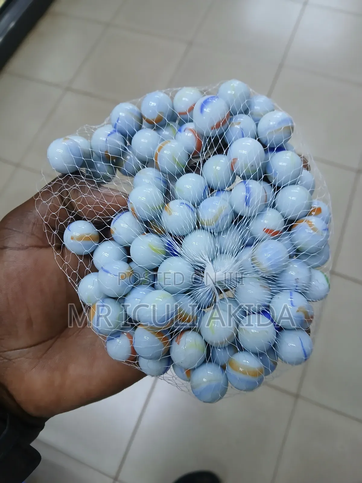 Mixed Colur Milk Glass Marble Polished Decorative Stones